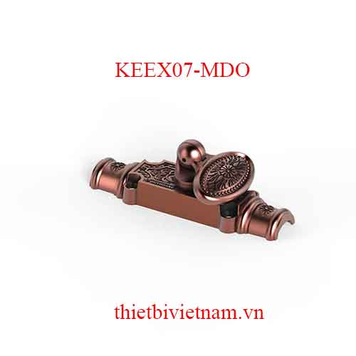 Chốt Cremone hợp kim kẽm EX 07 Mạ đồng KEEX07-MDO