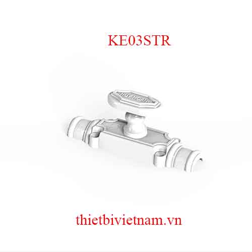 Chốt Cremone hợp kim nhôm 03 sơn trắng KE03STR