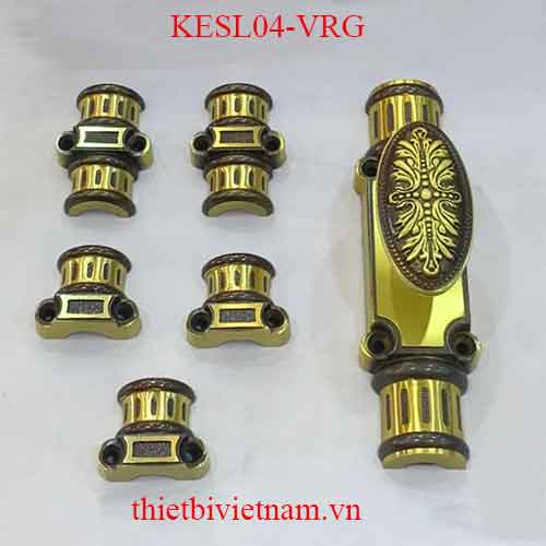 Chốt Cremone Thái Lan đồng thau vàng RG KESL04-VRG