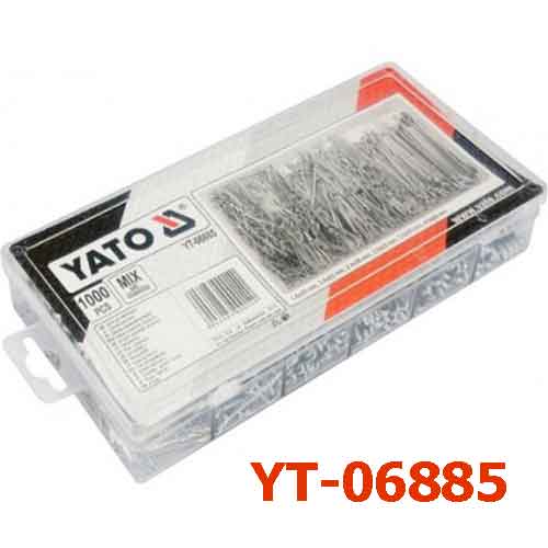 Chốt khóa tăm 1000 chi tiết nhiều loại YATO YT-06885