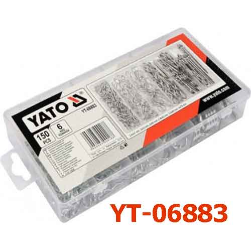 Chốt khóa tăm 150 chi tiết nhiều loại YATO YT-06883
