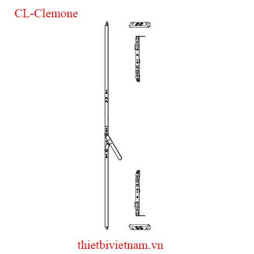 Chốt liền Clemone GQ ASSA ABLOY cửa đi, cửa sổ nhựa lõi thép CL-Clemone