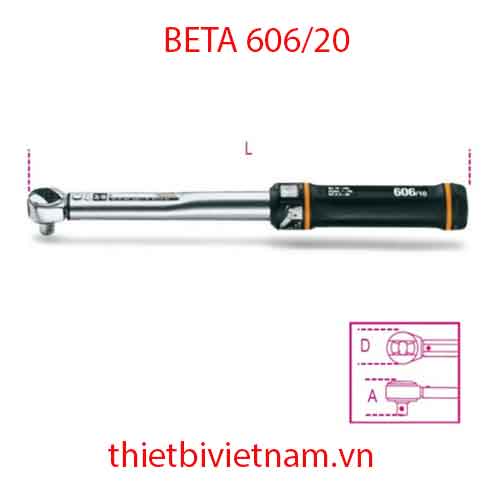 CLICK-TYPE TORQUE WRENCHES BETA MODEL 606/20