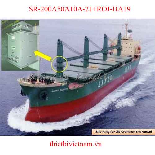 Cổ góp cho cần trục xoay trên tàu ModeL SR-200A50A10A-21+ROJ-HA19