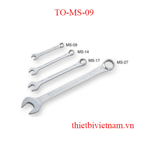 Cờ lê 1 đầu vòng, 1 đầu miệng Tone TO-MS-09