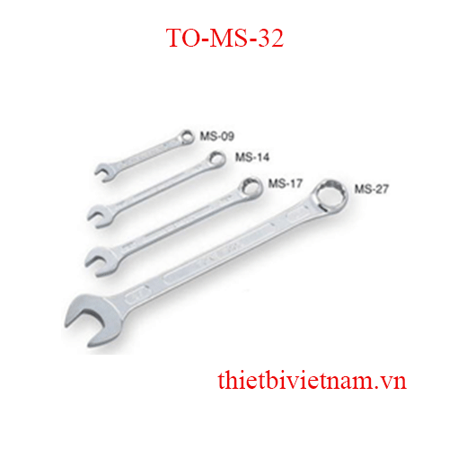 Cờ lê 1 đầu vòng, 1 đầu miệng Tone TO-MS-32