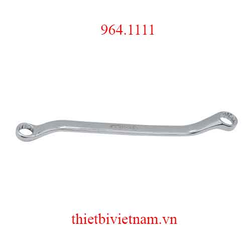 Cờ lê 2 đầu vòng 19x22mm thép không gỉ model 964.1111 KS Tools