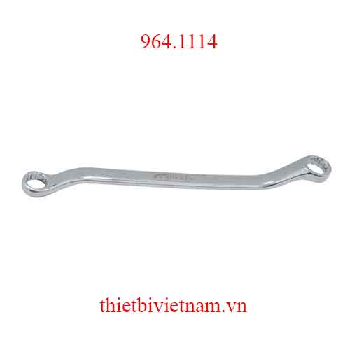 Cờ lê 2 đầu vòng 27x30mm thép không gỉ model 964.1114 KS Tools