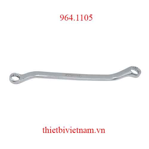 Cờ lê 2 đầu vòng 9x11mm thép không gỉ model 964.1105 KS Tools