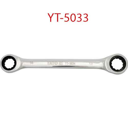 Cờ lê 2 đầu vòng tự động (bóng) hệ mét 14x15mm YATO YT-5033