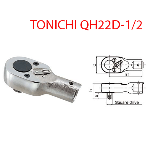 CỜ LÊ ĐẦU RATCHET TOHNICHI QH22D-1/2