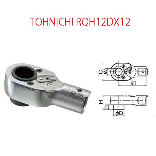 CỜ LÊ ĐẦU RATCHET TOHNICHI RQH12DX12