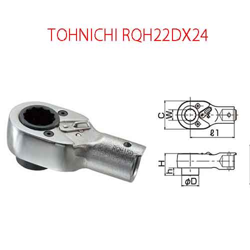 CỜ LÊ ĐẦU RATCHET TOHNICHI RQH22DX24