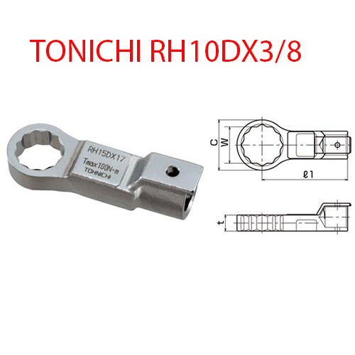 CỜ LÊ ĐẦU VÒNG TOHNICHI RH10DX3/8