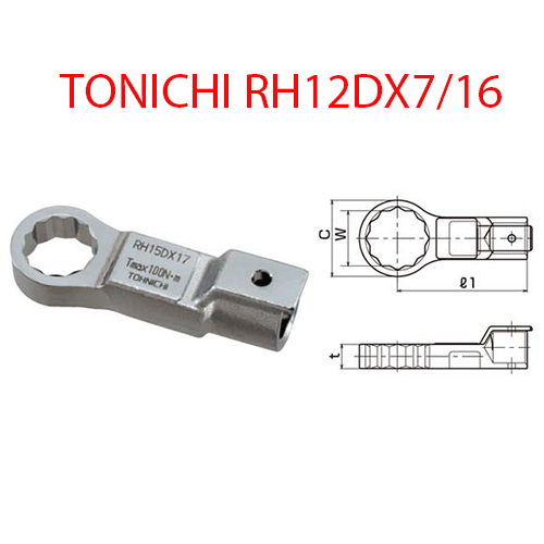 CỜ LÊ ĐẦU VÒNG TOHNICHI RH12DX7/16