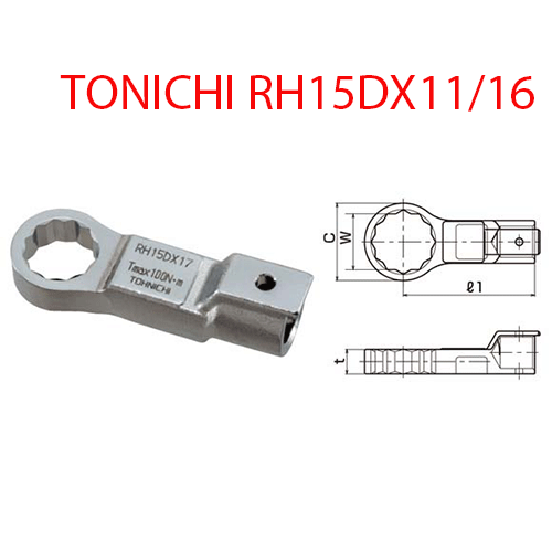CỜ LÊ ĐẦU VÒNG TOHNICHI RH15DX11/16