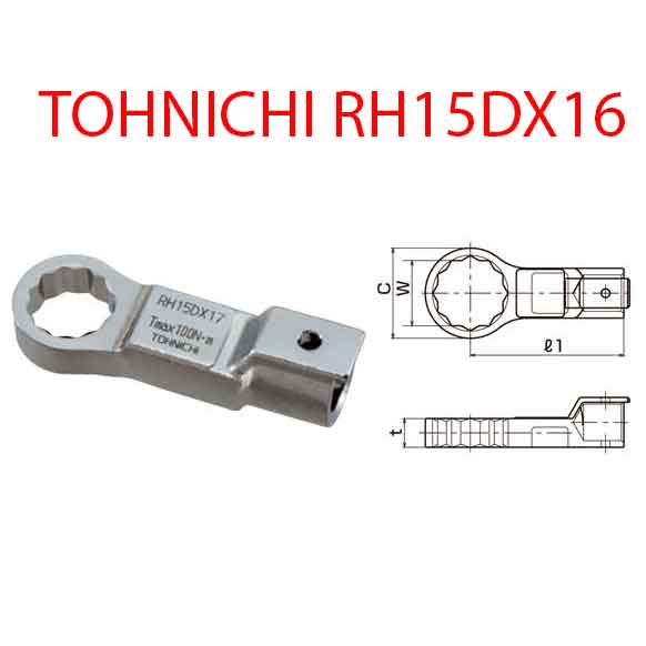 CỜ LÊ ĐẦU VÒNG TOHNICHI RH15DX16