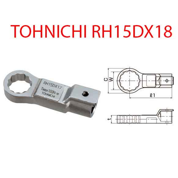 CỜ LÊ ĐẦU VÒNG TOHNICHI RH15DX18