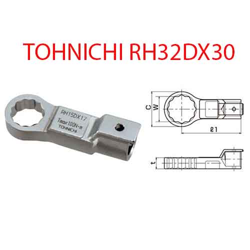 CỜ LÊ ĐẦU VÒNG TOHNICHI RH32DX30