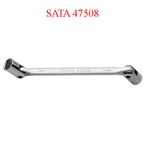 Cờ lê hai đầu tuýp lắt léo 12 x 14mm SATA 47508