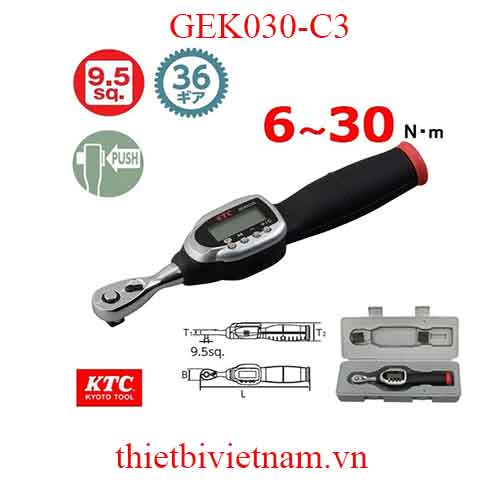 Cờ lê lực điện tử KTC GEK030-C3
