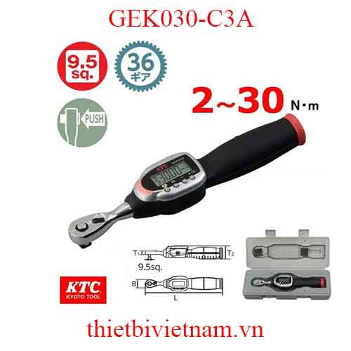 Cờ lê lực điện tử KTC GEK030-C3A