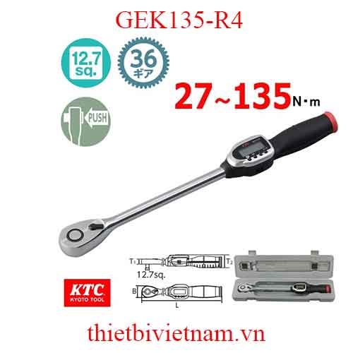 Cờ lê lực điện tử KTC GEK135-R4