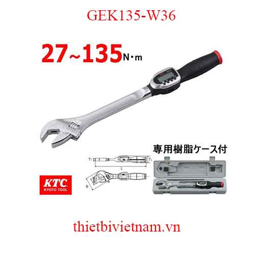 Cờ lê lực mỏ lết KTC GEK135-W36