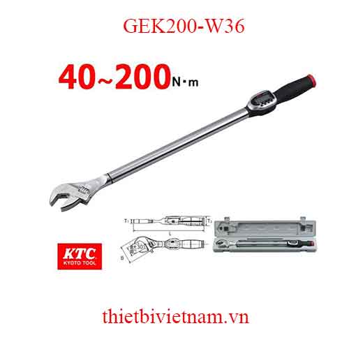 Cờ lê lực mỏ lết KTC GEK200-W36