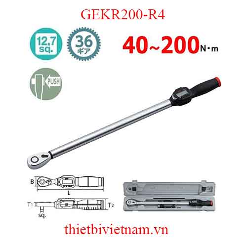 Cờ lê lực pin sạc KTC GEKR200-R4