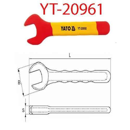 Cờ lê miệng cách điện 17mm YATO YT-20961