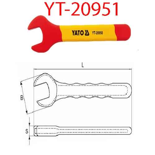 Cờ lê miệng cách điện 7mm YATO YT-20951
