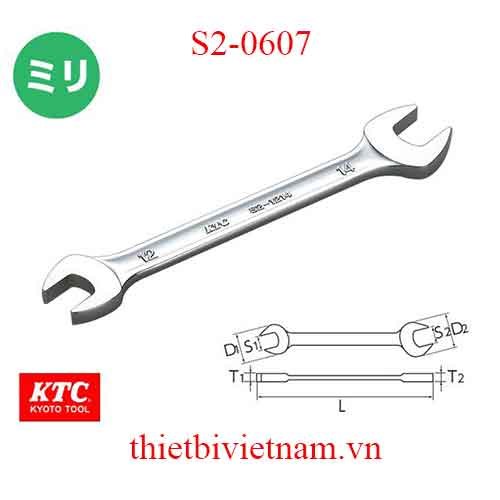 Cờ lê mở hãng KTC S2-0607
