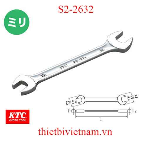 Cờ lê mở hãng KTC S2-2632