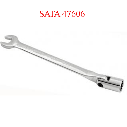 Cờ lê một đầu tuýp lắt léo 19mm SATA 47606