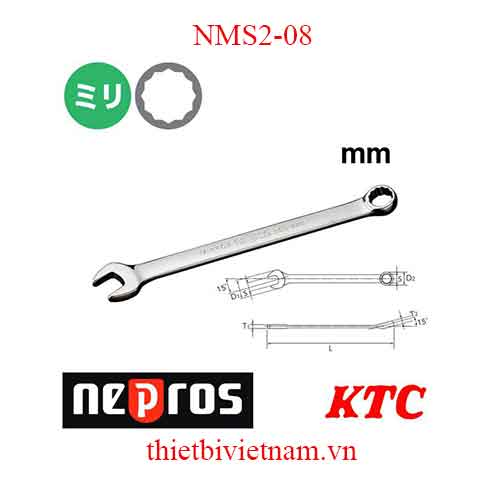 Cờ lê tròng Nepros NMS2-08