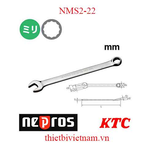 Cờ lê tròng Nepros NMS2-22