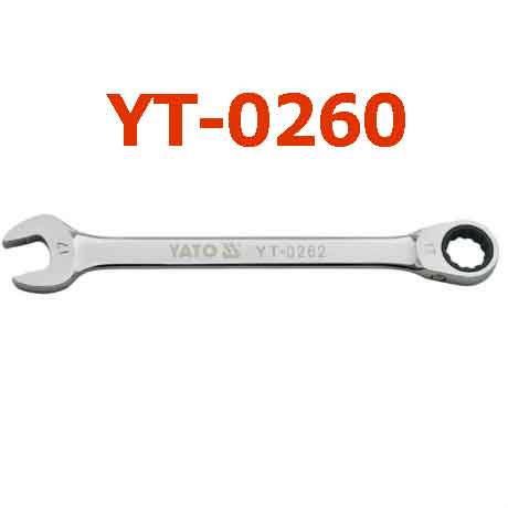 Cờ lê vòng miệng chống trượt tự động (mờ) 15mm YATO YT-0260