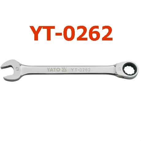 Cờ lê vòng miệng chống trượt tự động (mờ)17mm YATO YT-0262