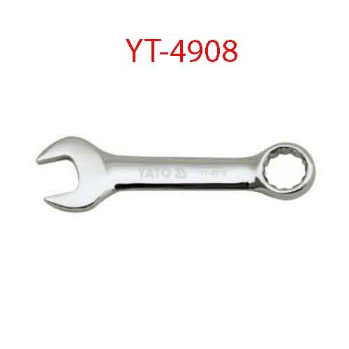 Cờ lê vòng miệng ngắn (bóng mờ) hệ mét  15mm YATO YT-4908