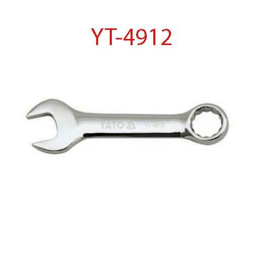 Cờ lê vòng miệng ngắn (bóng mờ) hệ mét  19mm YATO YT-4912