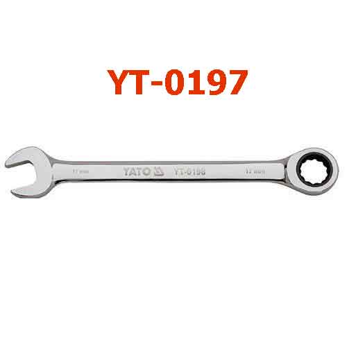 Cờ lê vòng miệng tự động (bóng) hệ mét 16mm YATO YT-0197