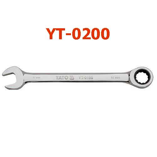 Cờ lê vòng miệng tự động (bóng) hệ mét19mm YATO YT-0200