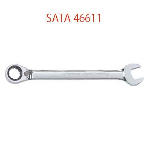 Cờ lê vòng miệng tự động đảo chiều 18mm SATA 46611