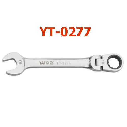 Cờ lê vòng miệng tự động, lắc léo (bóng)16mm YATO YT-0277