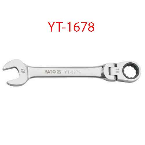 Cờ lê vòng miêng tự động lắc léo (mờ)12mm YATO YT-1678