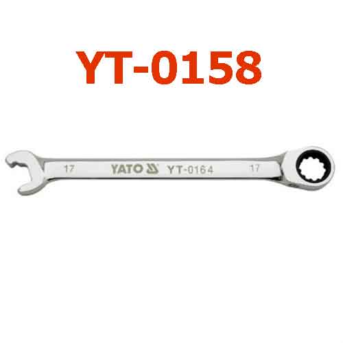 Cờ lê vòng miệng tự động - tháo nhanh (bóng) 11mm YATO YT-0158