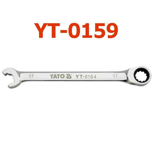 Cờ lê vòng miệng tự động - tháo nhanh (bóng)12mm YATO YT-0159