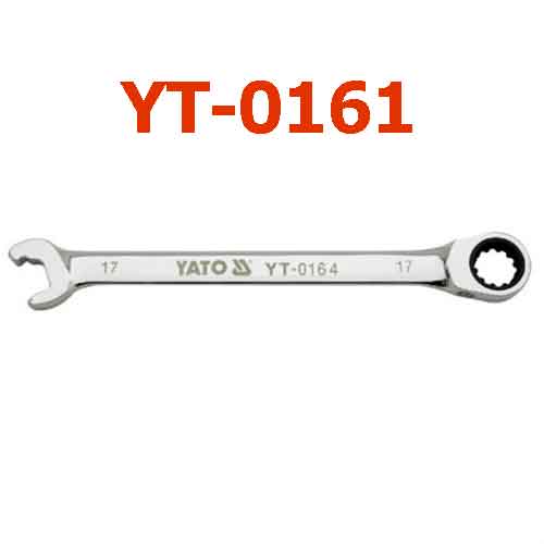 Cờ lê vòng miệng tự động - tháo nhanh (bóng)14mm YATO YT-0161