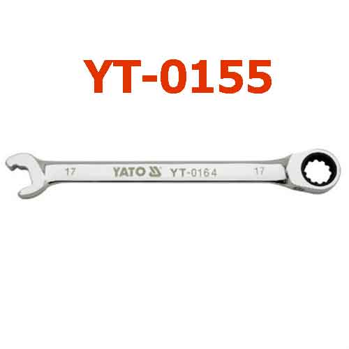 Cờ lê vòng miệng tự động - tháo nhanh(bóng)8mm YATO YT-0155